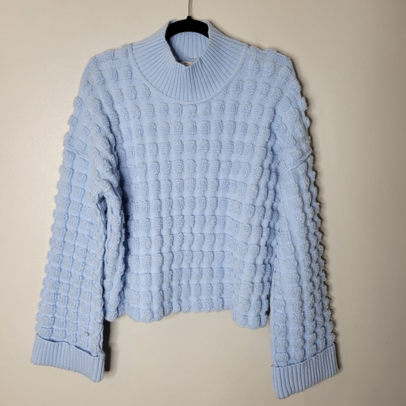 entro Sweaters - Entro Mockneck Bubble Sweater